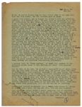 Hunter S. Thompson Letter Signed With Autograph Note From 1960 in Bug Sur -- ''...I presume that, by 'human garbage,' he means that segment of the un-washed masses prone to art, writing...''